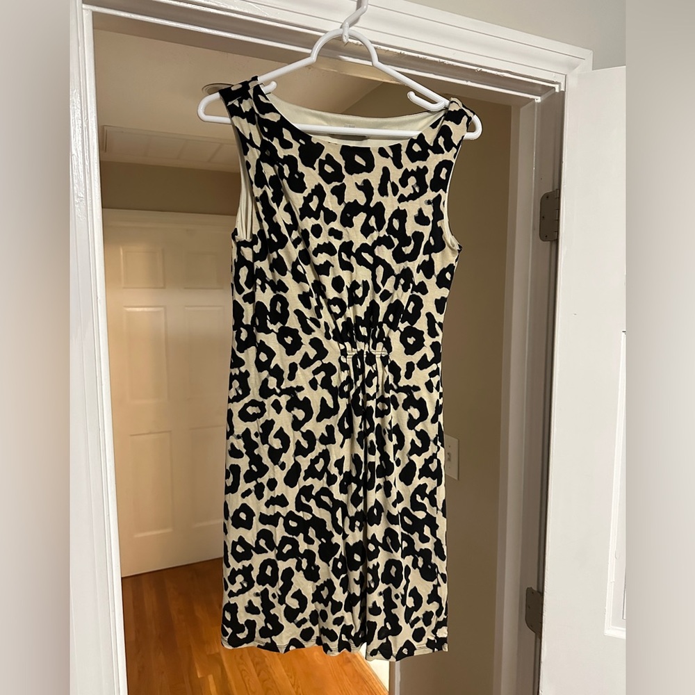 Gently Worn Leopard Print Dress